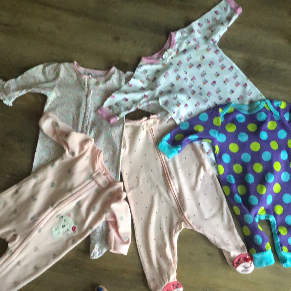 Girls Onesie Set (0-3 Months)